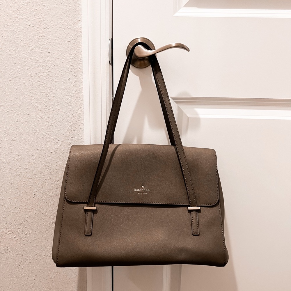 Gray Kate Spade Purse
